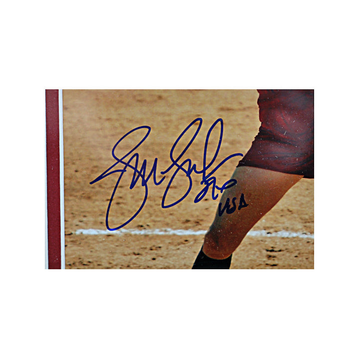 Jennie Finch Autographed Signed Inscribed USA Framed 8x10 Photo (Schwartz Holo)
