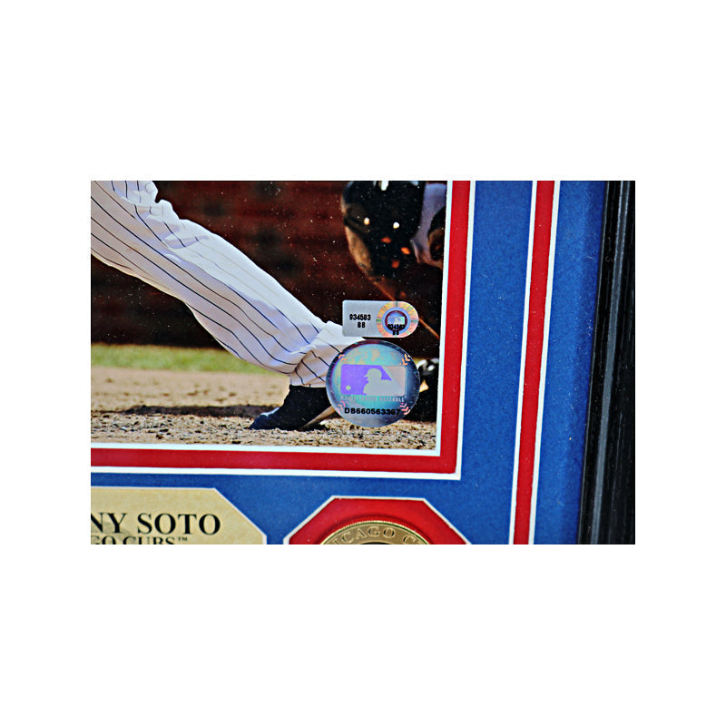 Geovany Soto Chicago Cubs Autographed Signed Highland Mint Collage LE #/99 (Mounted Memories  MLB Holo)
