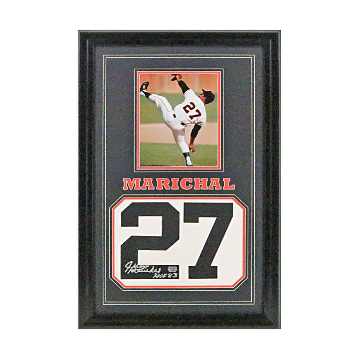 Juan Marichal San Francisco Giants Signed and Inscribed Framed Jersey Number Collage (Mounted Auth)