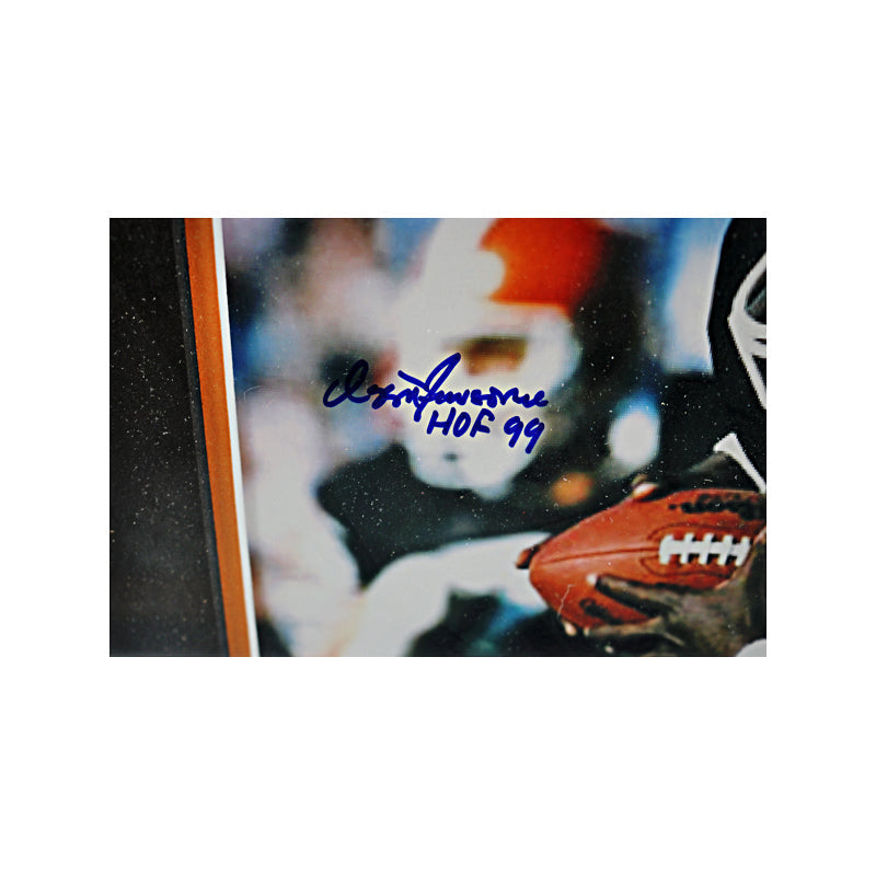 Ozzie Newsome Cleveland Browns Autographed Signed & Inscribed "HOF 99" 8x10 Framed Photo (JSA COA)
