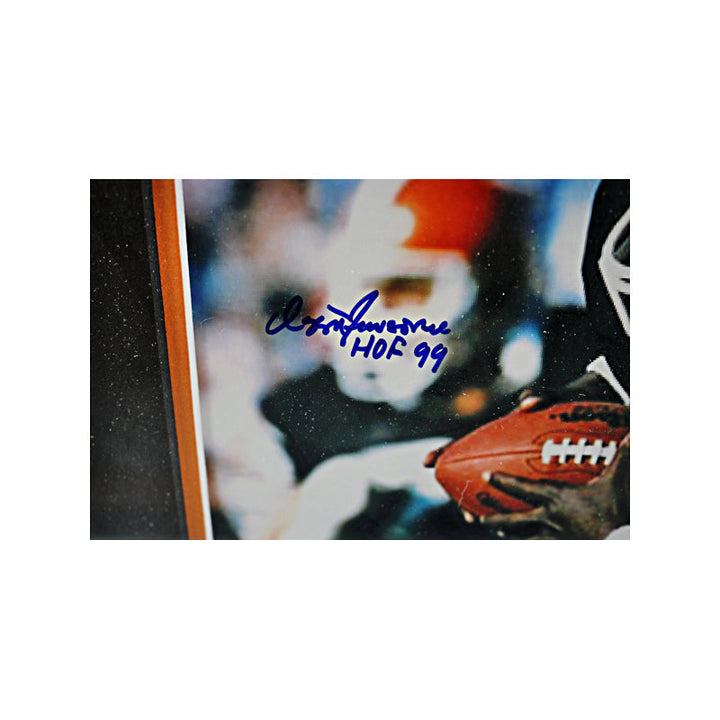 Ozzie Newsome Cleveland Browns Autographed Signed & Inscribed "HOF 99" 8x10 Framed Photo (JSA COA)
