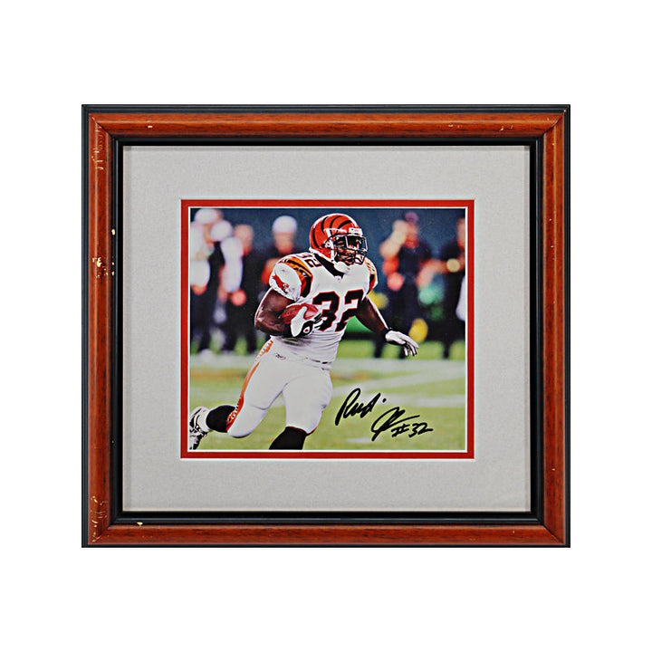 Rudy Johnson Cincinnati Bengals Autographed Signed 8x10 Framed Photo (JSA COA)