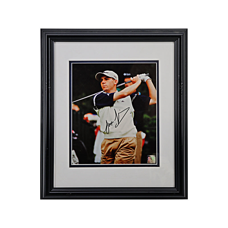 Sergio Garcia Autographed Signed 8x10 Framed Swinging Photo (JSA COA)