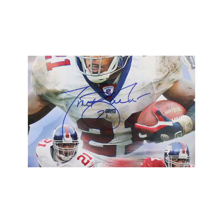 Tiki Barber New York Giants Autographed Signed 16x20 Framed Career Montage (Steiner Holo)