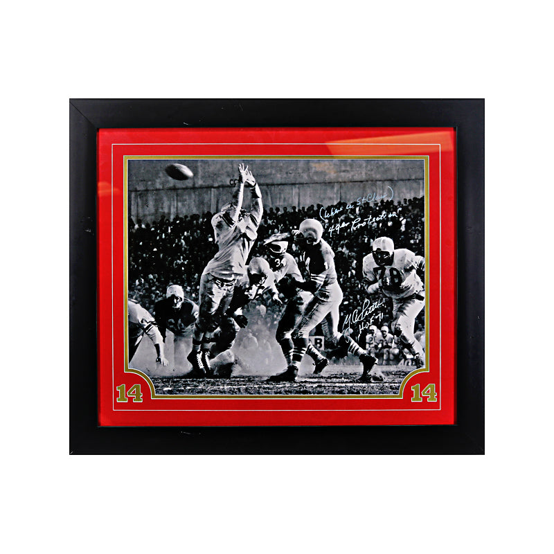 Y.A. Tittle San Francisco 49ers Autographed Signed 16x20 Framed Photo (JSA Auth)