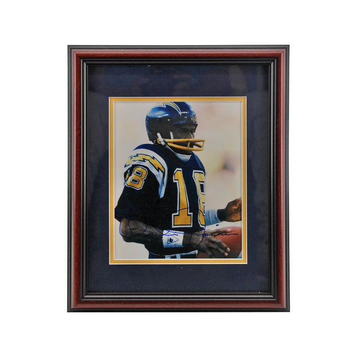 Charlie Joiner San Diego Chargers Autographed Signed Framed 8x10 Photo (JSA COA)