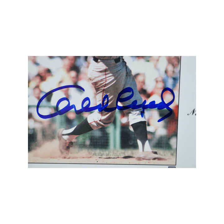Orlando Cepeda San Francisco Giants Autographed Signed Framed Induction Day Card (JSA COA)