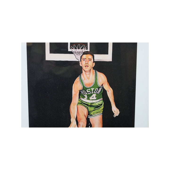 Bob Cousy Boston Celtics Autographed Signed Framed 16x20 Print (JSA COA)