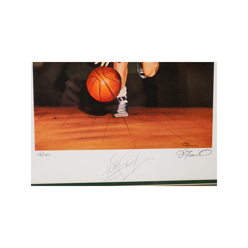 Bob Cousy Boston Celtics Autographed Signed Framed 16x20 Print (JSA COA)
