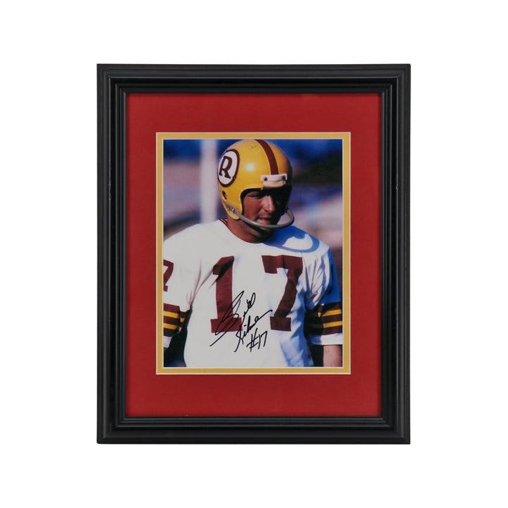Billy Kilmer Washington Redskins Autographed Signed Framed 8x10 Photo (JSA COA)