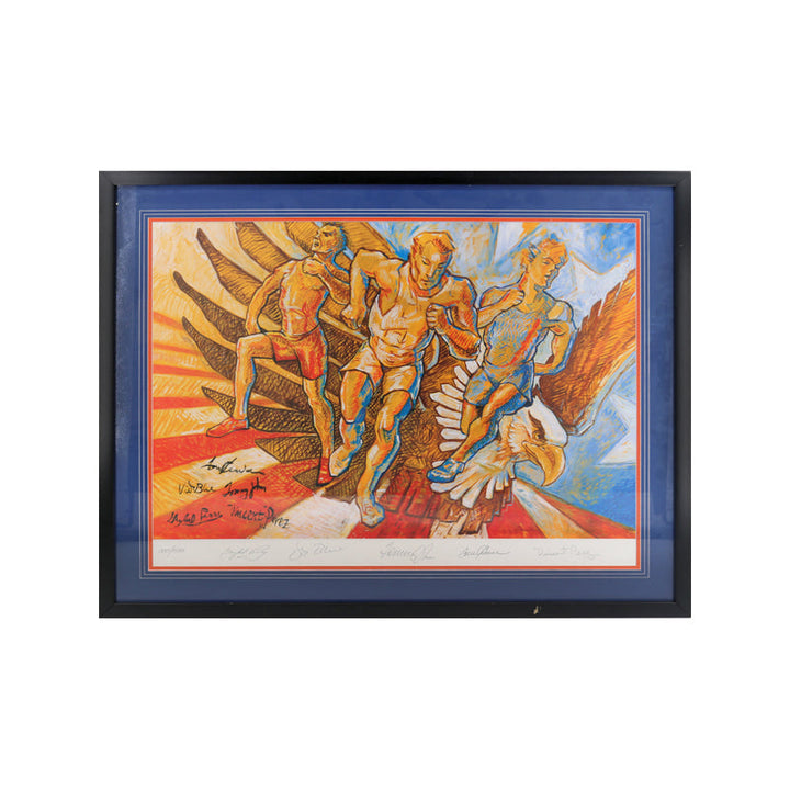 Gaylord Perry, Vida Blue, Tommy John, & Tom Seaver Autographed Signed Framed Champions 22x30 Poster (JSA COA)
