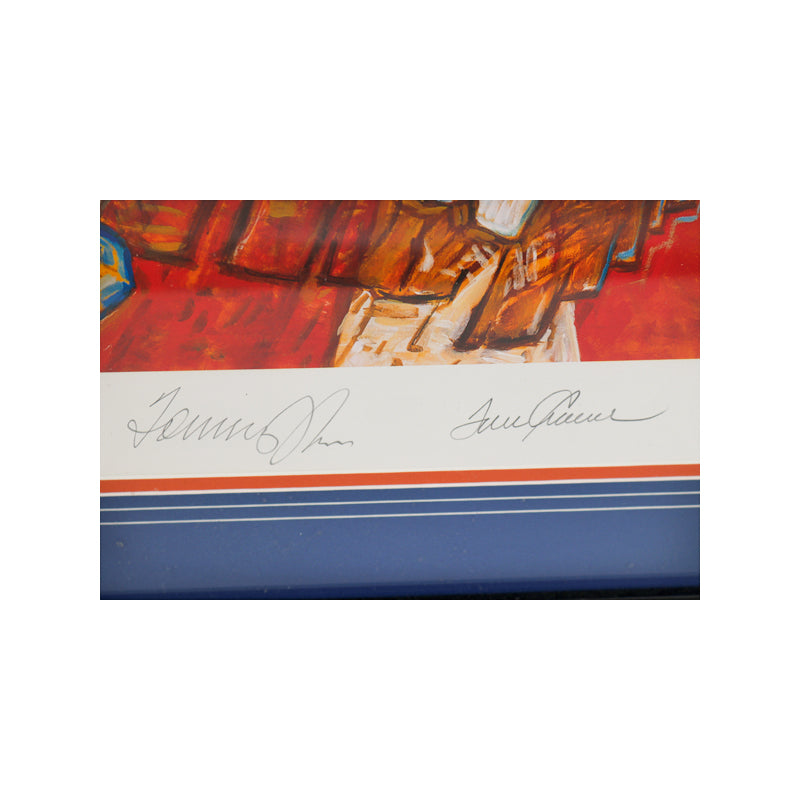 Gaylord Perry, Vida Blue, Tommy John, & Tom Seaver Autographed Signed Framed Champions 22x30 Poster (JSA COA)