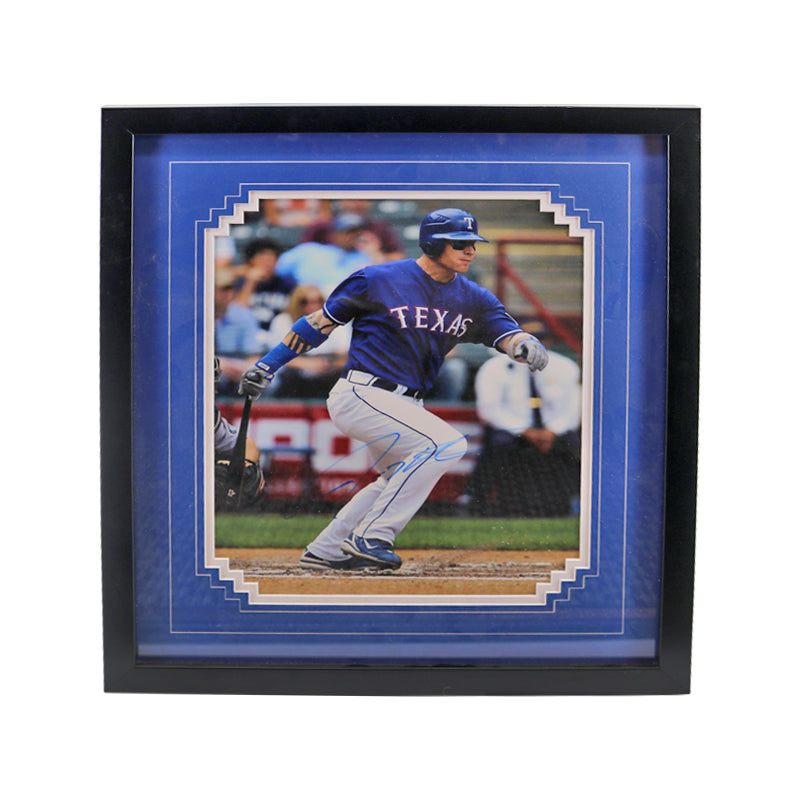Josh Hamilton Texas Rangers Autographed Signed Framed 11x14 Photo (JSA COA)
