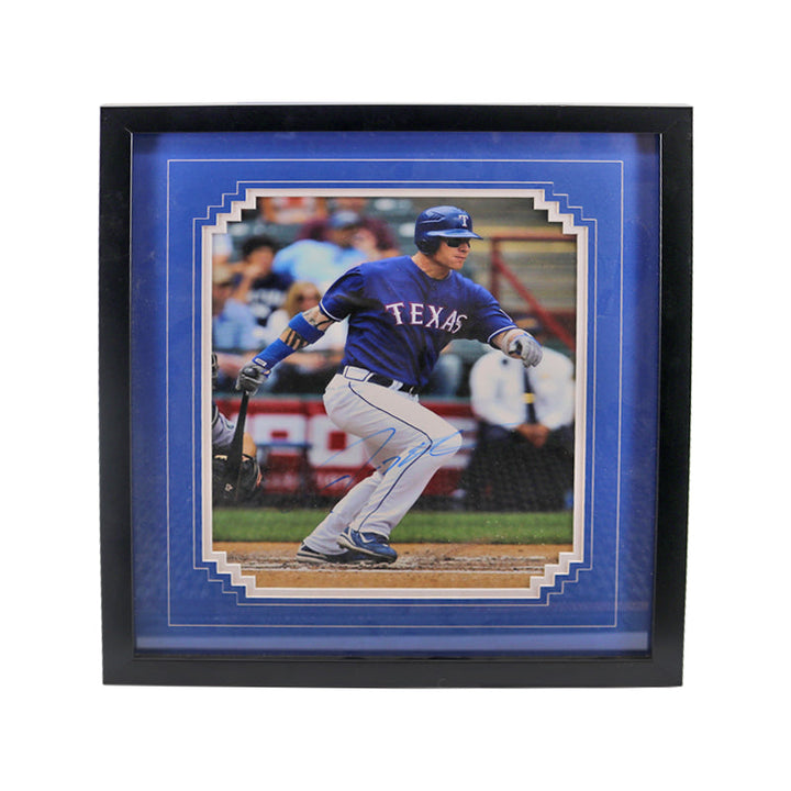 Josh Hamilton Texas Rangers Autographed Signed Framed 11x14 Photo (JSA COA)