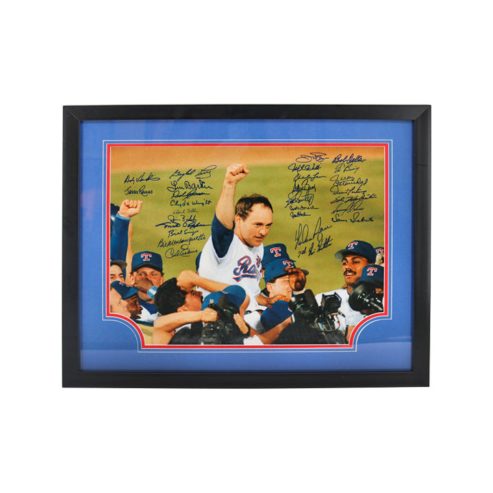 No Hitter Pitchers Multi Autographed Signed Framed 16x20 Photo (JSA LOA)