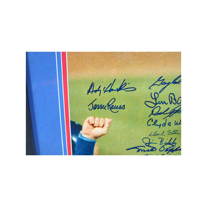 No Hitter Pitchers Multi Autographed Signed Framed 16x20 Photo (JSA LOA)