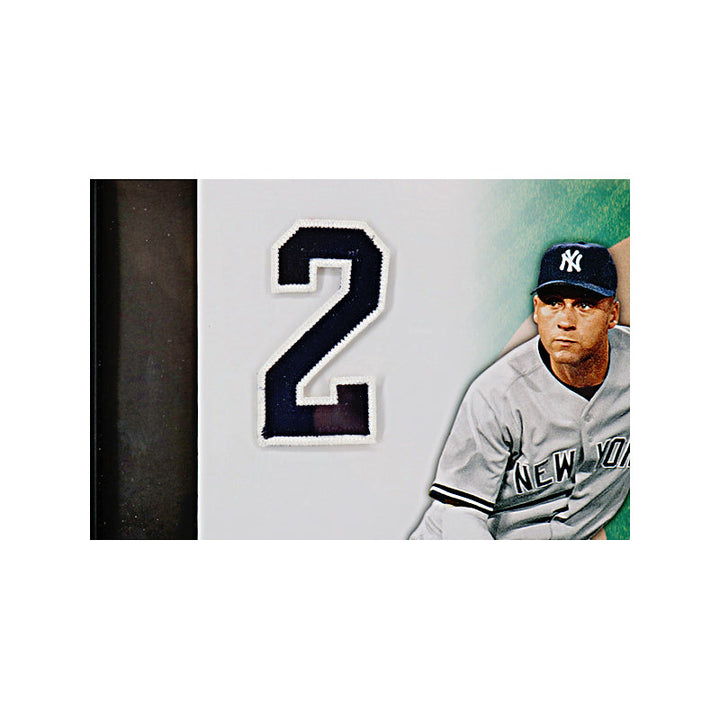 Derek Jeter Alex Rodriguez New York Yankees Upper Deck Jersey Number Framed Collage LE /100