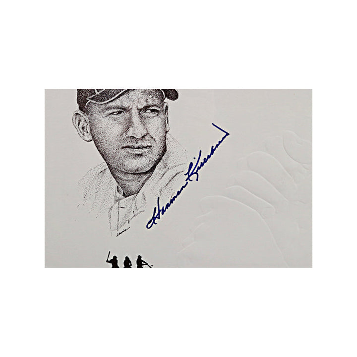 Harmon Killibrew Senators Twins Royals Autographed Signed 30x36 Framed Highfive Collection Lithograph LE 14/100 (JSA COA)