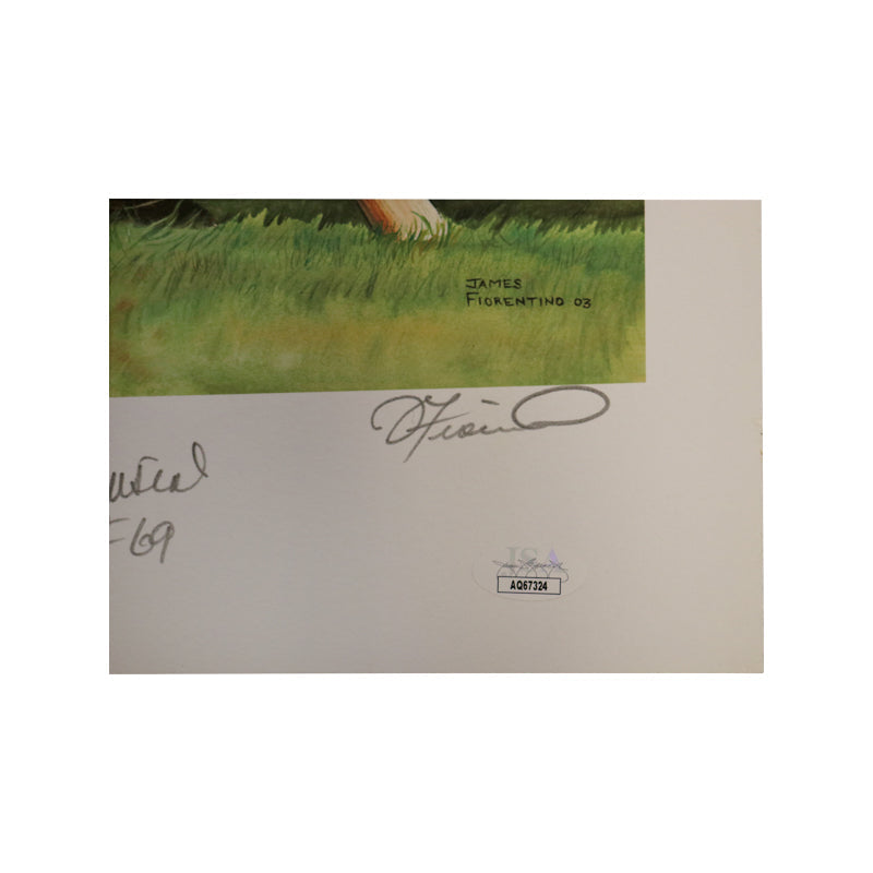 Stan Musial St. Louis Cardinals Autographed Signed 16x20 Color Print (JSA COA)