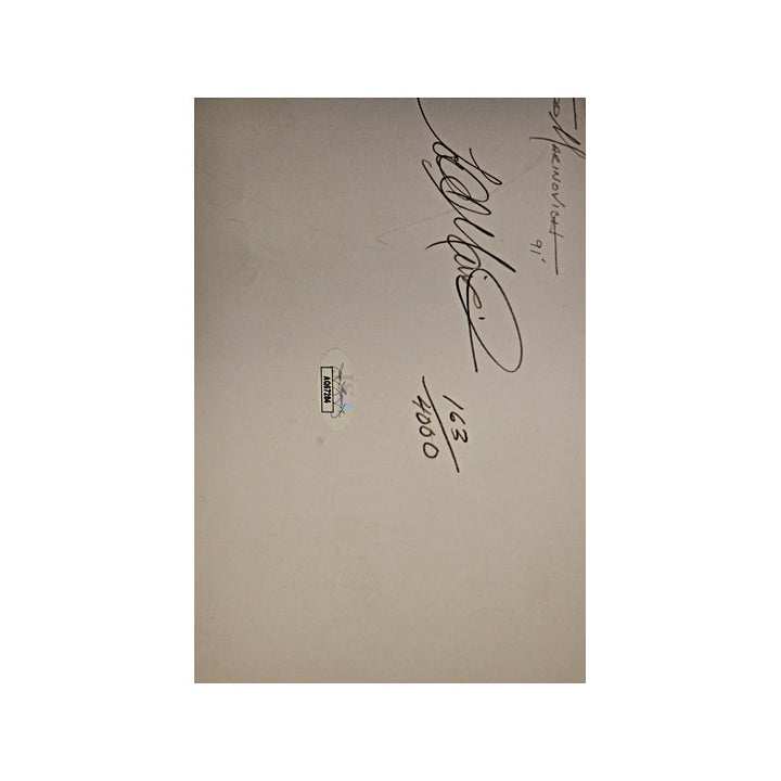 Ken Stabler Autographed Signed Todd Marinovich Sketch LE /4000 (JSA COA)