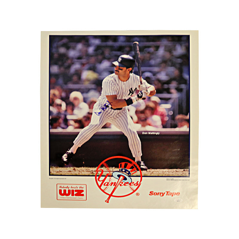 Don Mattingly New York Yankees Autographed Signed 16x20 Poster (JSA COA)