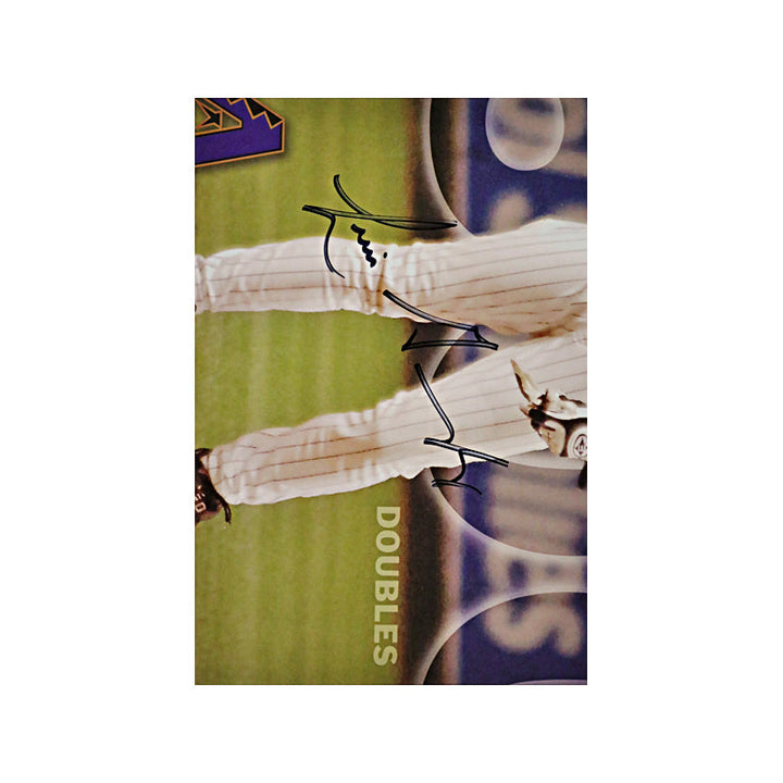 Luis Gonzalez Arizona Diamondbacks Autographed Signed 16x20 300 HRs, 500 2Bs Poster (JSA COA)