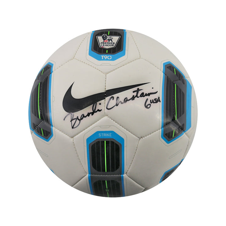 Brandi Chastain Autographed Signed Nike 5 Preimer League Soccer Ball (JSA COA)