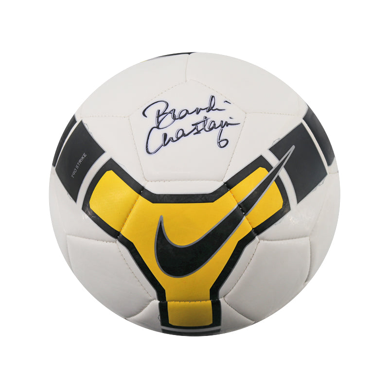 Brandi Chastain Autographed Signed Nike 5 Soccer Ball (JSA COA)