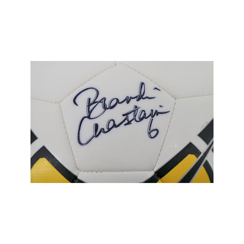 Brandi Chastain Autographed Signed Nike 5 Soccer Ball (JSA COA)