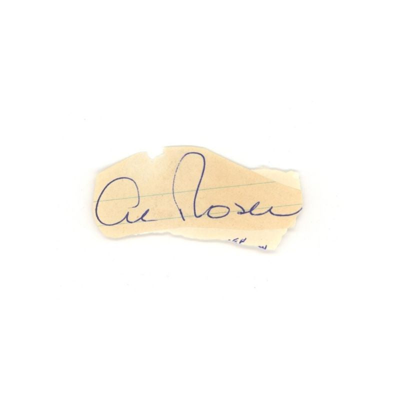 Al Rosen Cut Autograph (Spencer Ross LOA)