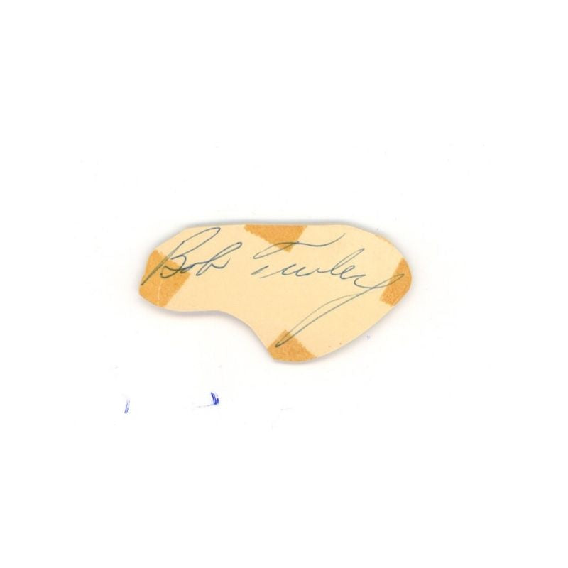 Bob Turley Cut Autograph (Spencer Ross LOA)