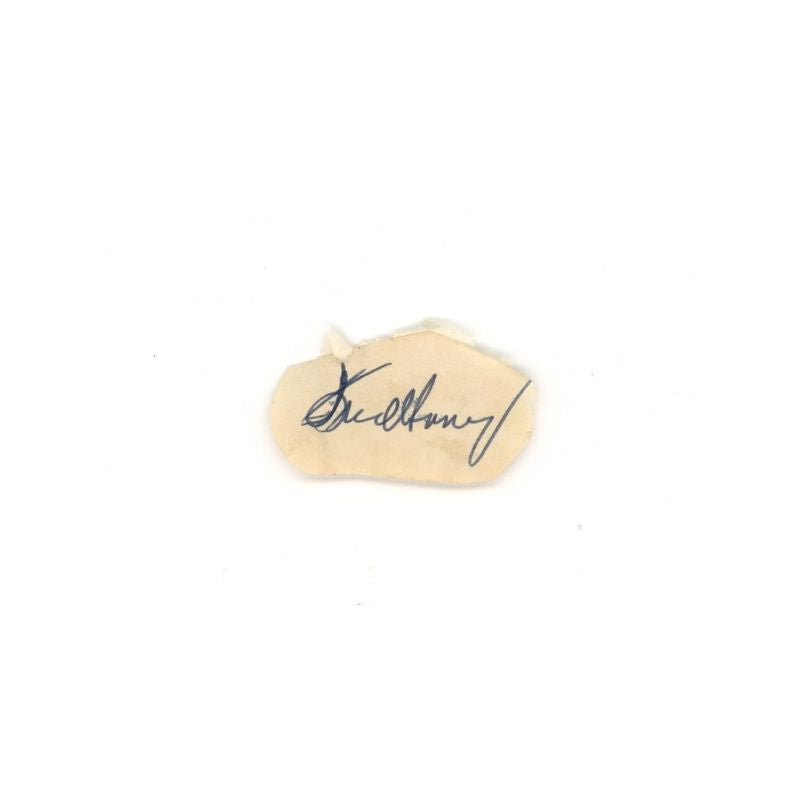 Fred Haney Cut Autograph (Spencer Ross LOA)
