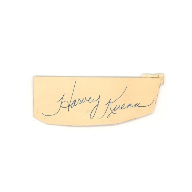 Harry Brecheen Cut Autograph (Spencer Ross LOA)