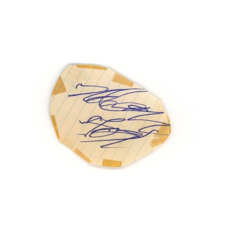 Nelson Fox Cut Autograph (Spencer Ross LOA)