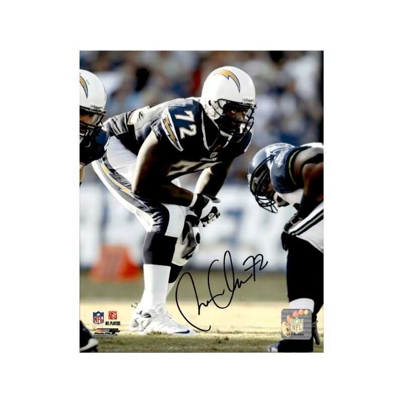 Ruben Omen San Diego Chargers Autographed Photo (Spencer Ross LOA)