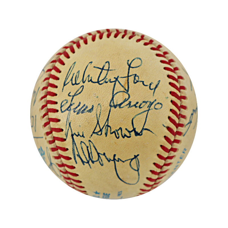 New York Yankee Multi Signed Baseball (JSA LOA)
