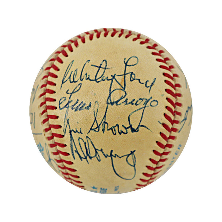 New York Yankee Multi Signed Baseball (JSA LOA)