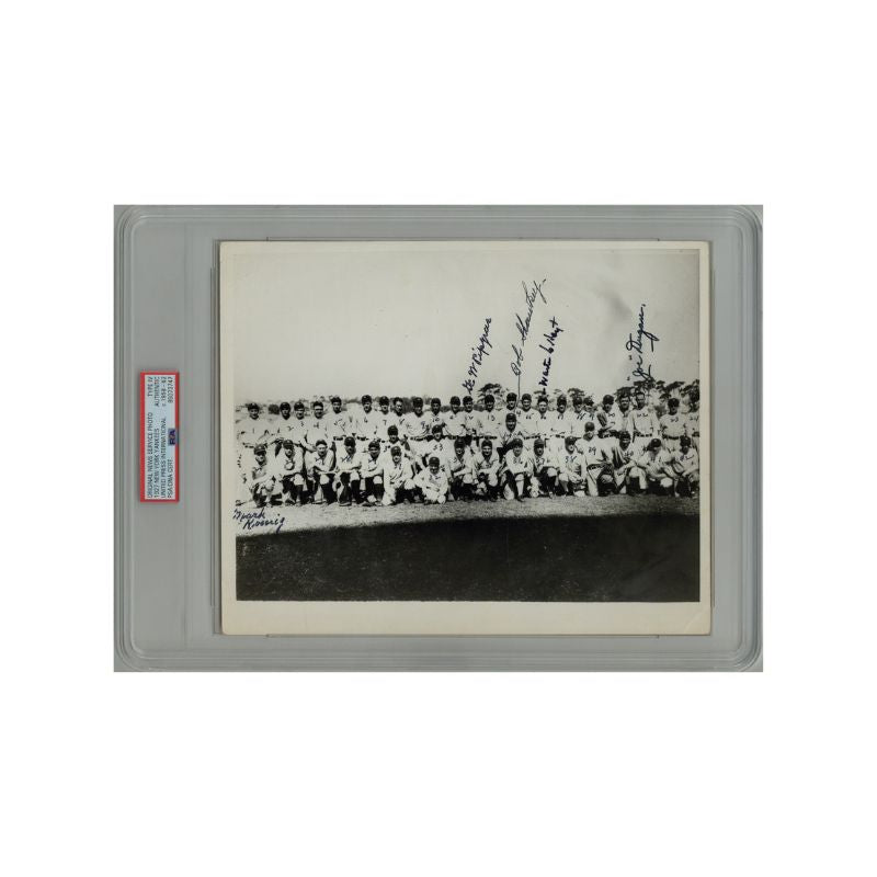 1927 New York Yankees Type IV Multi Signed Photo (PSA/DNA)