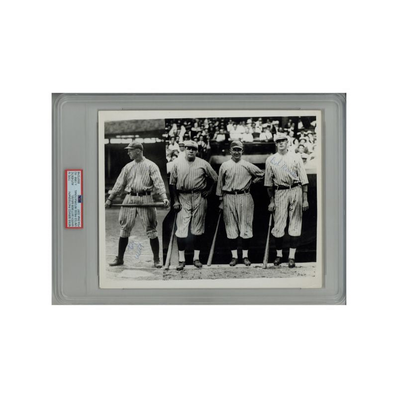 Whitey Witt & Bob Meusel Dual Signed Type IV Photograph (PSA/DNA)
