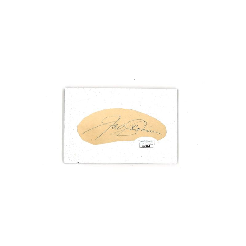 Joe Cronin Red Sox Nationals Pirates HOF Cut Autograph (JSA Auth)