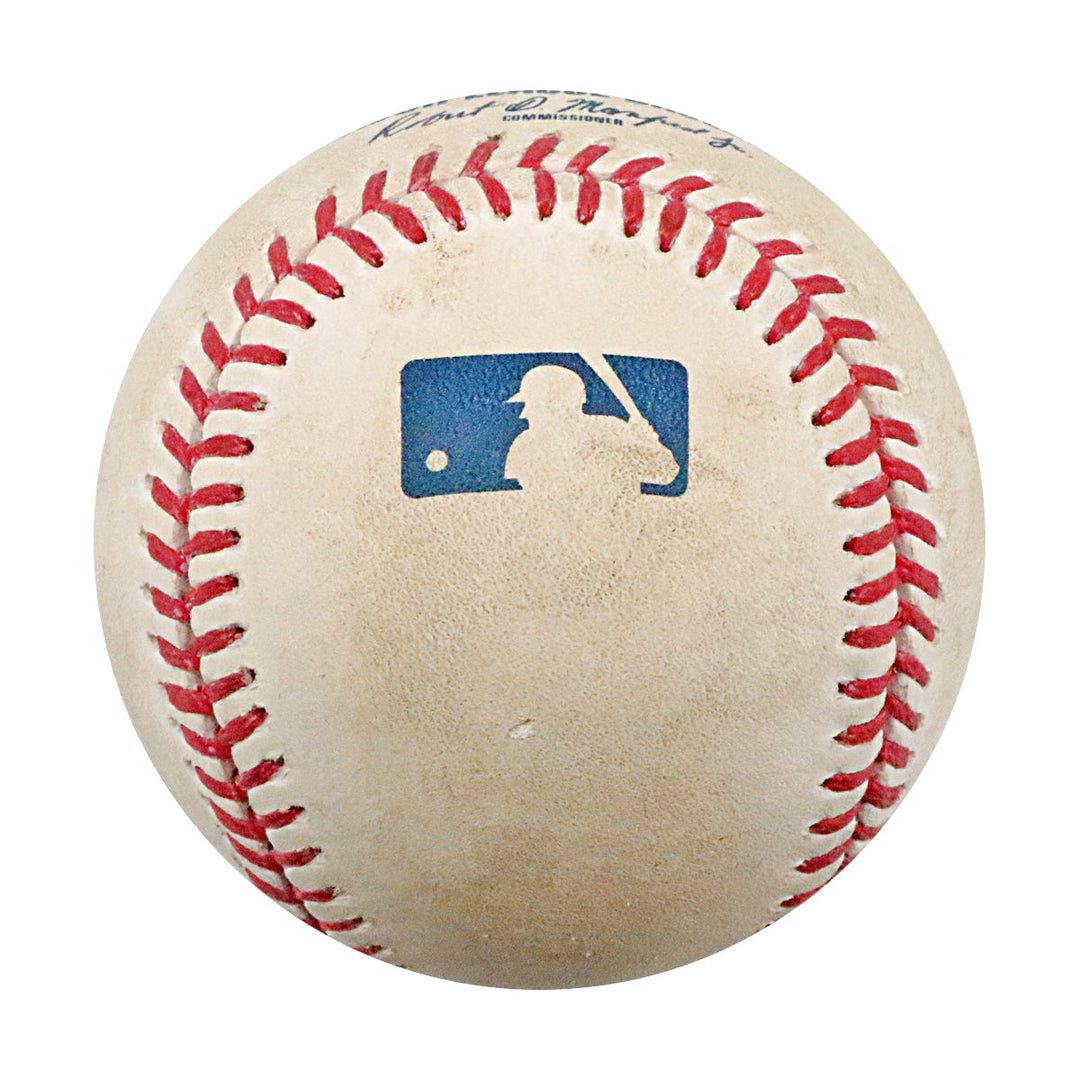 Miguel Andujar New York Yankees Autographed Signed Inscribed Game Used Baseball from 4/17/18 (Steiner LOA & MLB Auth)