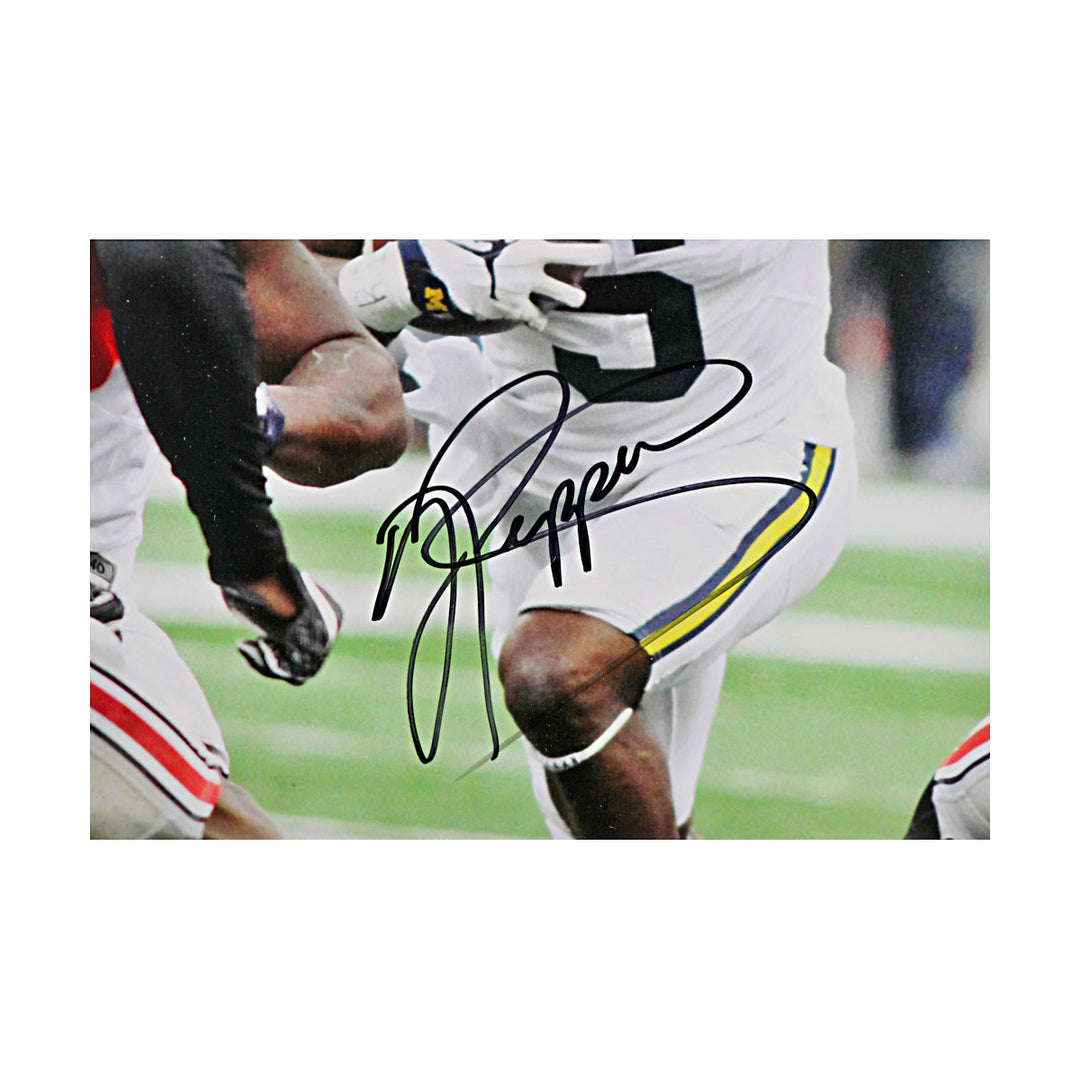 Jabril Peppers Autographed Signed Michigan Wolverines 16x20 vs OSU Framed Photo (Sports Collectibles COA)