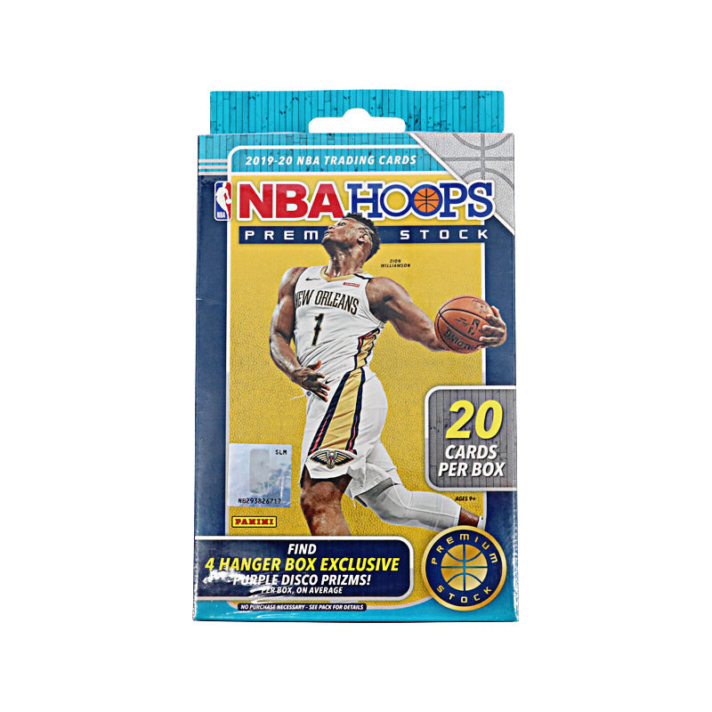 2019-20 Panini NBA Hoops Premium Stock Basketball Sealed Hanger Box
