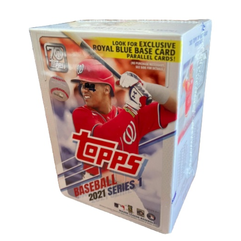 2021 Topps Series 1 Baseball Sealed Blaster Box (Royal Blue Parallels)