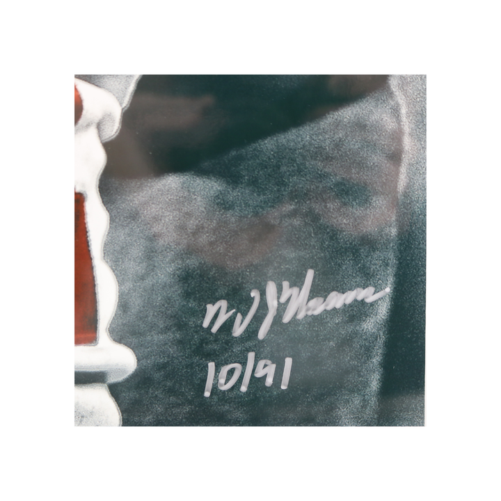 Justin Tuck New York Giants Framed 19x31 Photo