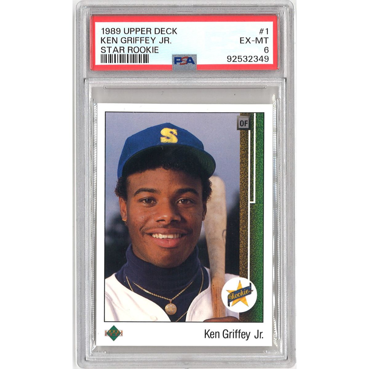 1989 Upper Deck Ken Griffey shops Jr