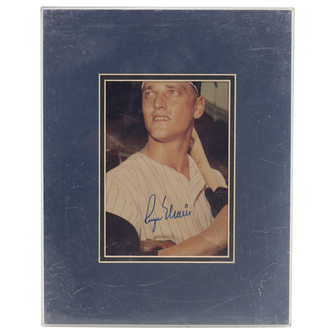 Roger Maris New York Yankees Autographed Framed 11x14 Photo JSA LOA