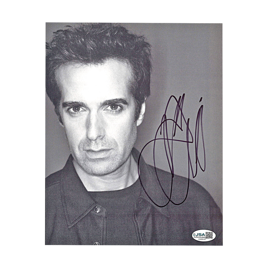 David Copperfield Magician Autographed 8x10 Photo JSA COA