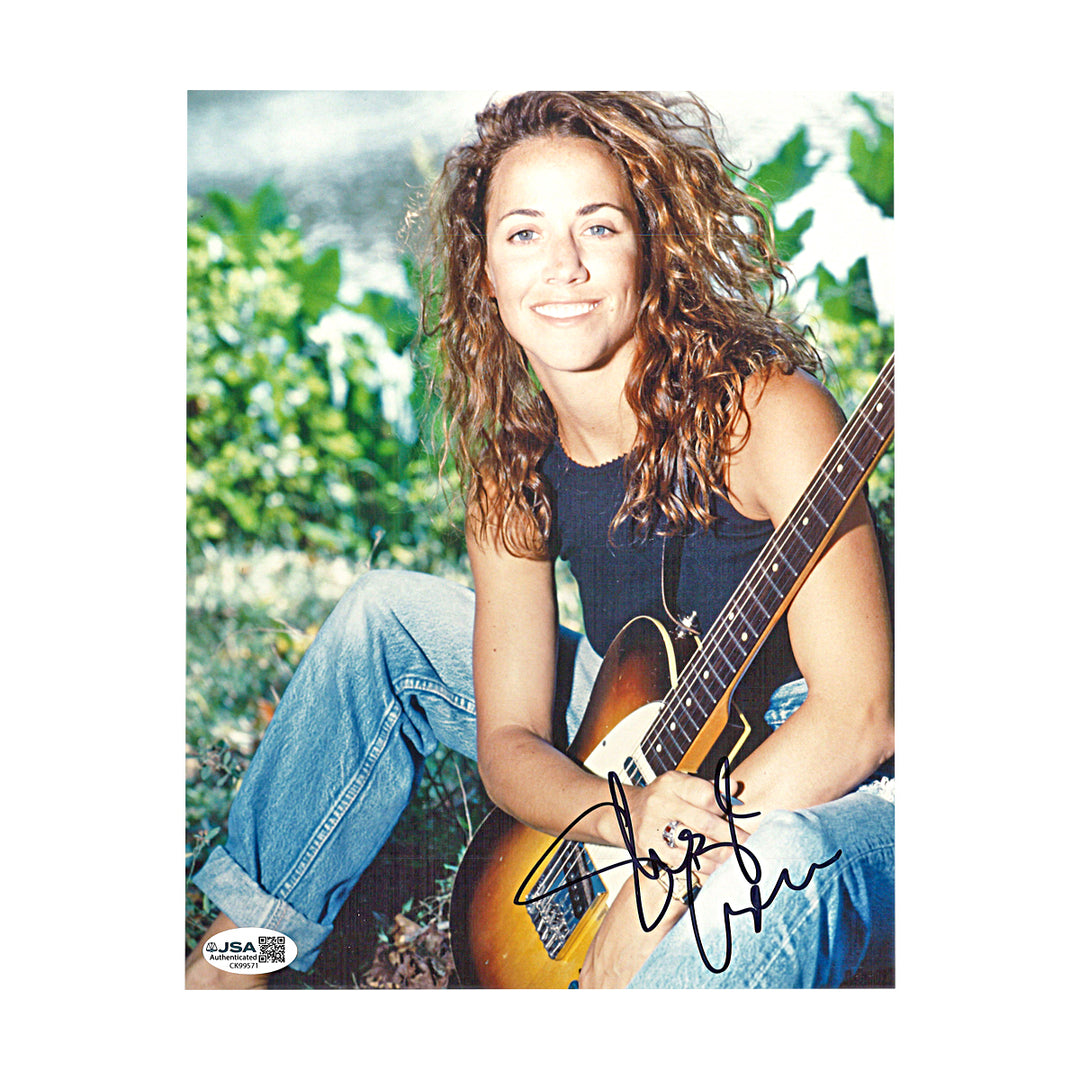 Sheryl Crow Country Music Singer Autographed 8x10 Photo JSA COA