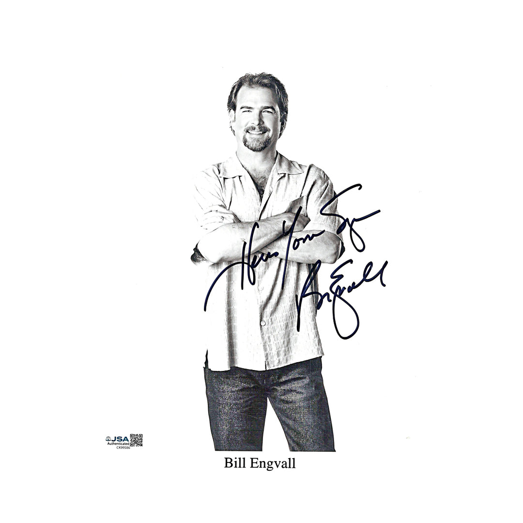 Bill Engvall Comedian Autographed Inscribed 8x10 Photo JSA COA
